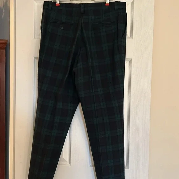 Pendleton Woolen Mills Men’s 3-piece set, vest/pants/cap, navy blue/forest green